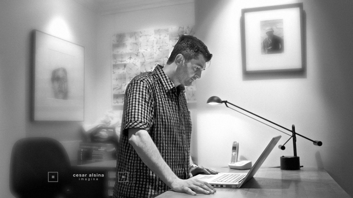 Jason, gallery owner