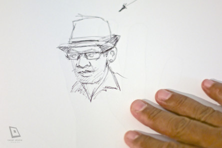 First Portrait of Alsina by Samaniego