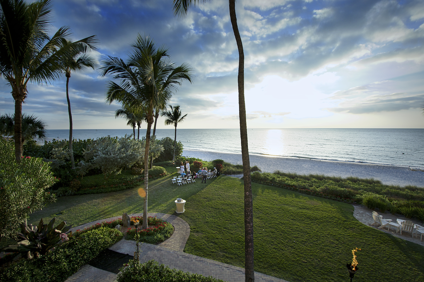 Wedding Sunset at La Playa - Naples Portrait Photography