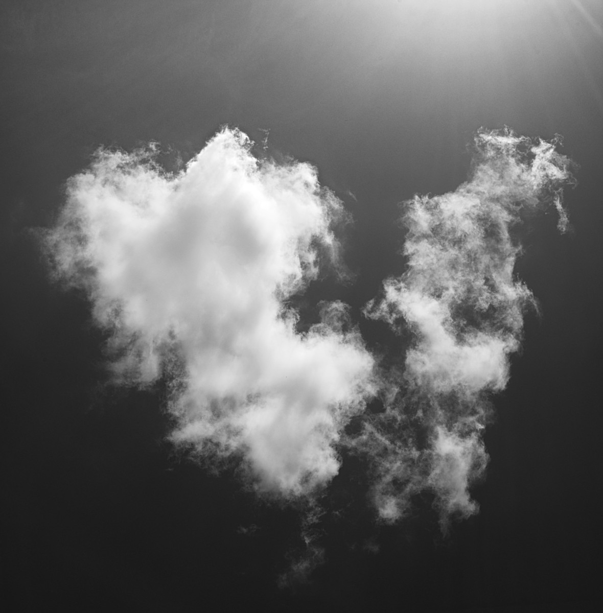 Cloud in Black and White